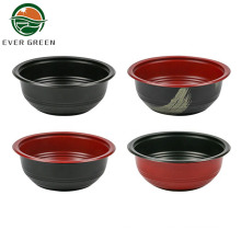 Microwavable Black Poke Donburi Food Packaging Rice Bowl